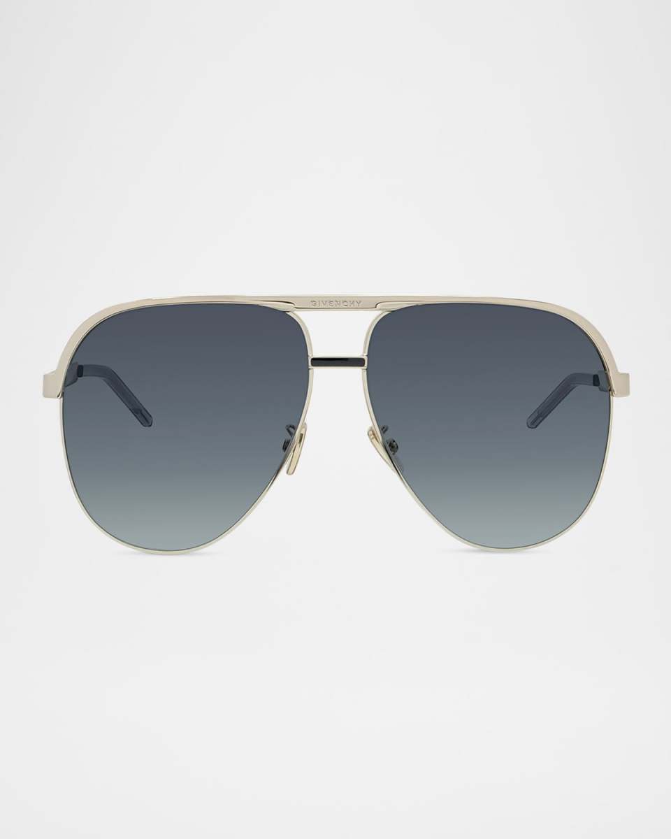 GV40117UW Aviator Metal Sunglasses